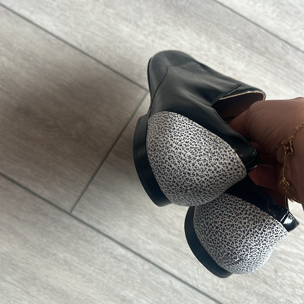3.1 Phillip Lim black patent leather pointy toe slip on Italian Oxford shoe 8 - Picture 12 of 12